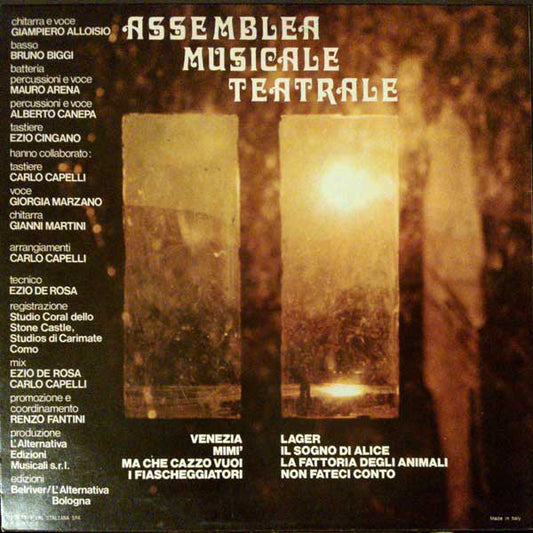 Assemblea Musicale Teatrale : Il Sogno Di Alice (LP, Album)