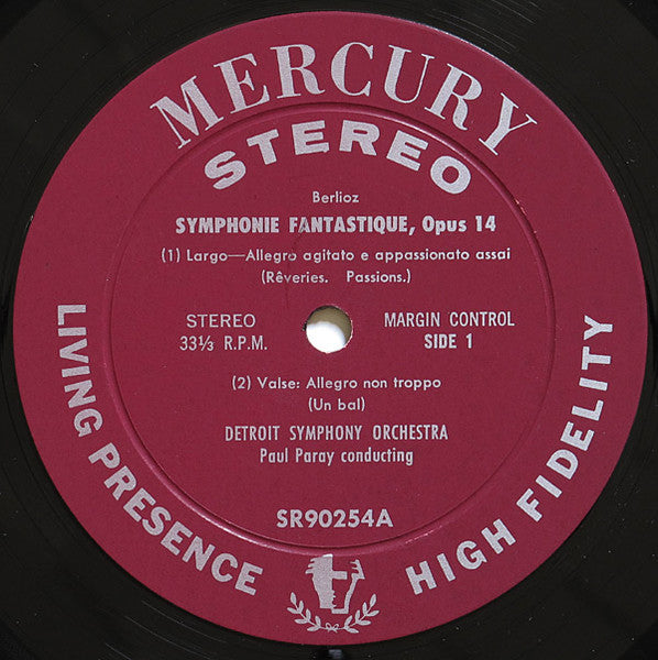 Hector Berlioz, Paul Paray, Detroit Symphony Orchestra : Symphonie Fantastique (LP)