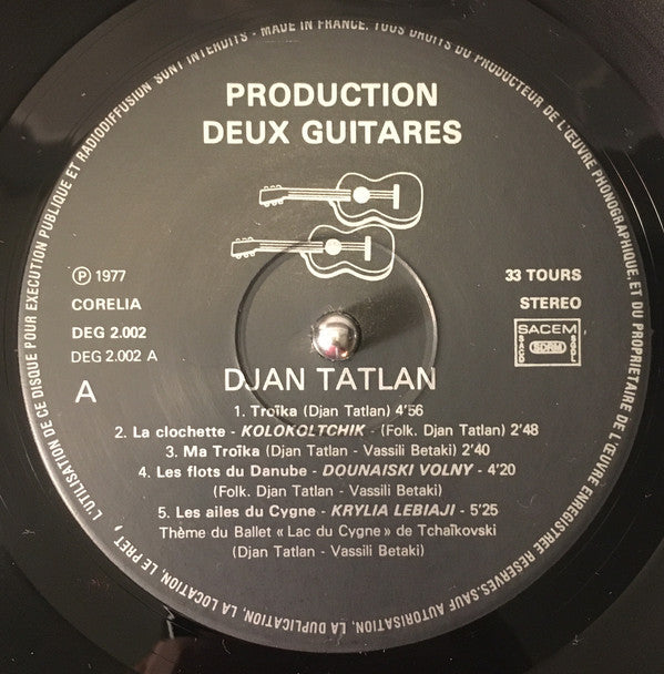 Жан Татлян : Djan Tatlan (LP)