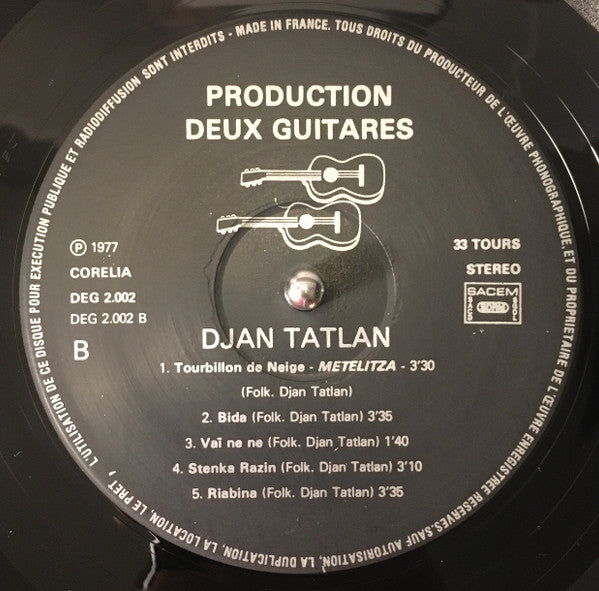 Жан Татлян : Djan Tatlan (LP)