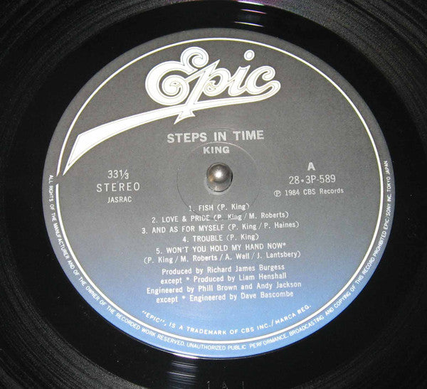 King : Steps In Time (LP, Album)
