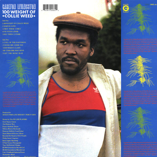 Carlton Livingston : 100 Weight Of Collie Weed (LP, Album, RE)