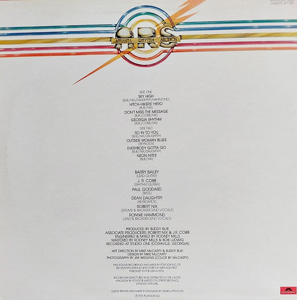 Atlanta Rhythm Section : A Rock And Roll Alternative (LP, Album)