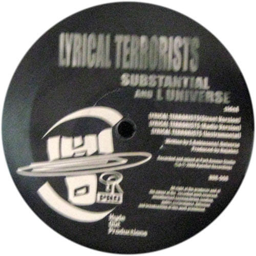Substantial & L Universe : Lyrical Terrorists (12")