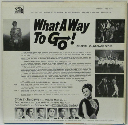 Nelson Riddle : What A Way To Go! (Original Soundtrack Score) (LP, Album)
