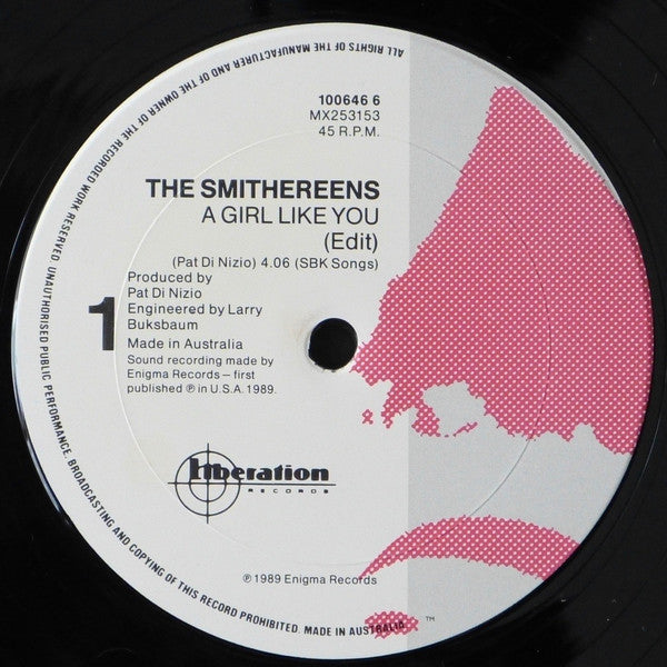 The Smithereens : A Girl Like You (12")