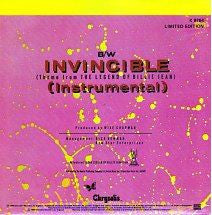 Pat Benatar : Invincible (Theme From The Legend Of Billie Jean) (7", Single, Lim)
