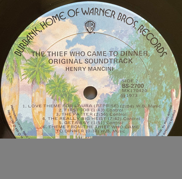 Henry Mancini : The Thief Who Came To Dinner (LP)