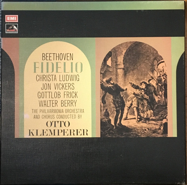 Ludwig van Beethoven, Christa Ludwig, Jon Vickers, Gottlob Frick, Walter Berry, Philharmonia Orchestra And Philharmonia Chorus Conducted By Otto Klemperer : Fidelio (3xLP, RP + Box, RE)