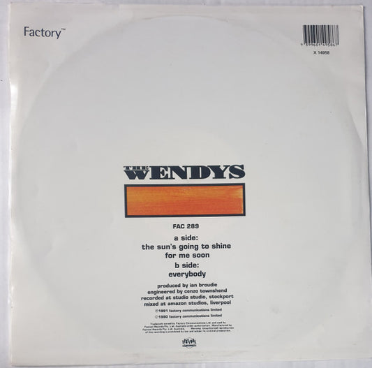The Wendys : The Sun's Going To Shine For Me Soon (12")