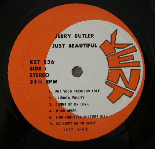 Jerry Butler : Just Beautiful (LP, Comp)