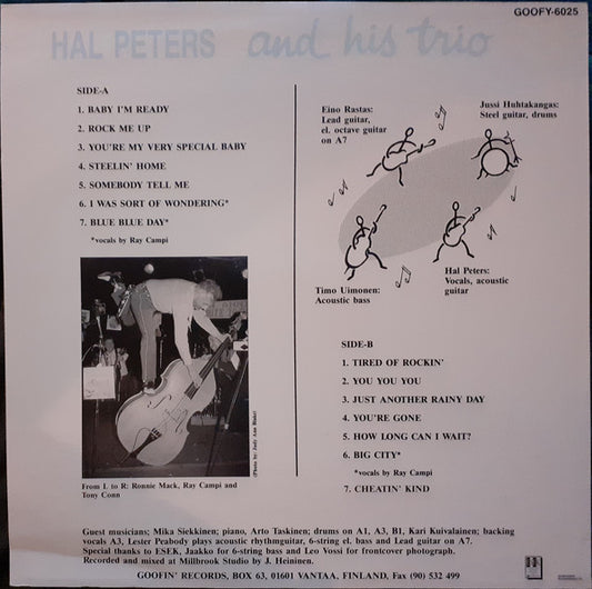 Hal Peters Trio Featuring Ray Campi : Baby I'm Ready (LP)