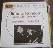 Jimmie Noone's Apex Club Orchestra : Volume Four 1929-1930 (LP, Comp)
