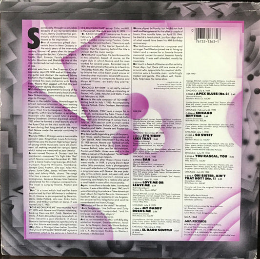 Jimmie Noone : Oh! Sister, Ain't That Hot? (LP, Comp)