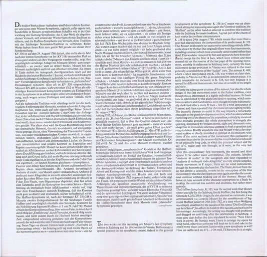 Wolfgang Amadeus Mozart - Concertgebouworkest, Nikolaus Harnoncourt : Symphonies Nr.35 »Haffner« & Nr.34 (LP)