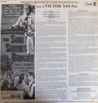 Victor Young : Sands Of Iwo Jima / The Sun Shines Bright (Original Motion Picture Soundtracks) (LP)