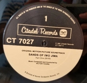 Victor Young : Sands Of Iwo Jima / The Sun Shines Bright (Original Motion Picture Soundtracks) (LP)