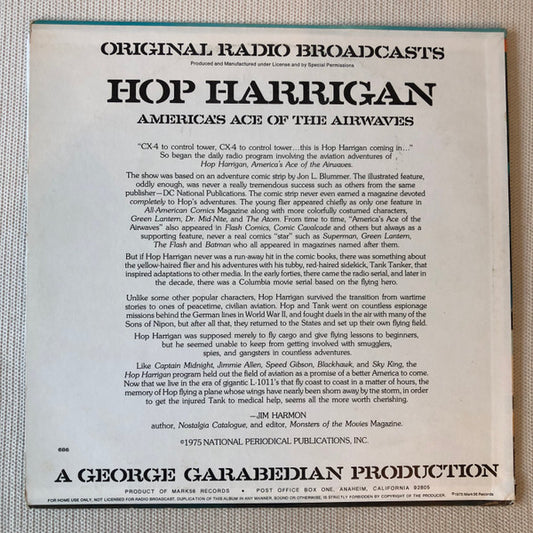No Artist : Hop Harrigan America's Ace Of The Airwaves (LP)