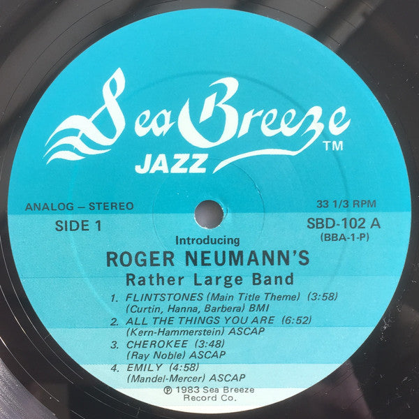Roger Neumann's Rather Large Band : Introducing Roger Neumann's Rather Large Band (LP, Album)