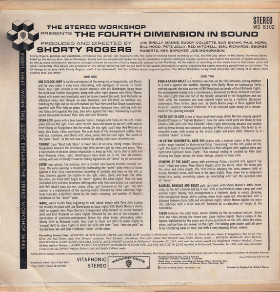 Shorty Rogers : The Fourth Dimension In Sound (LP, Album)