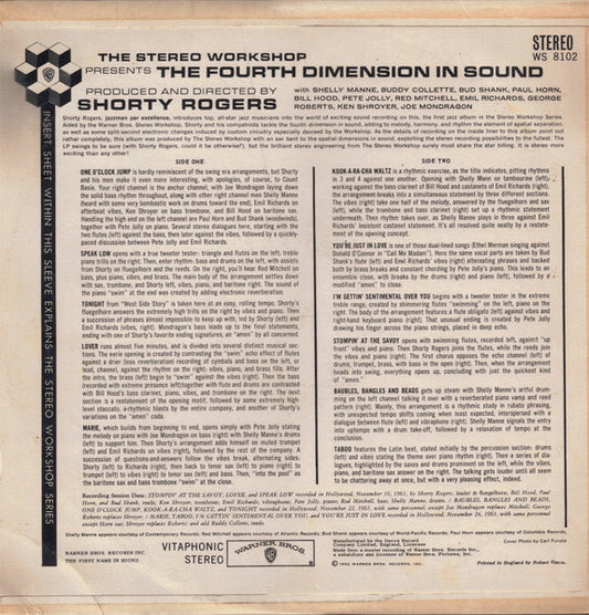 Shorty Rogers : The Fourth Dimension In Sound (LP, Album)