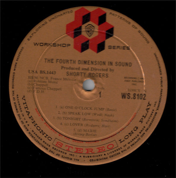 Shorty Rogers : The Fourth Dimension In Sound (LP, Album)