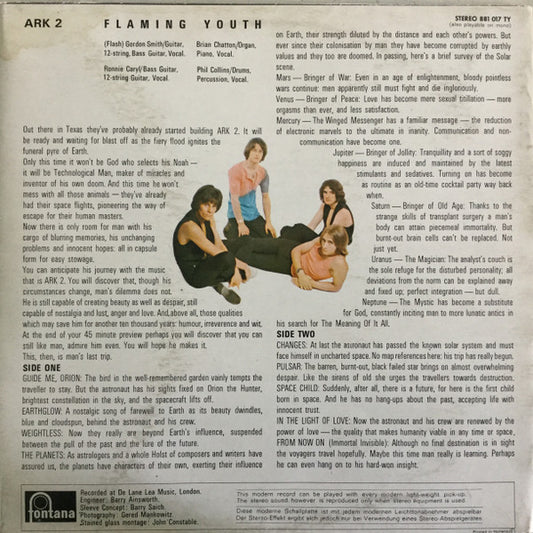 Flaming Youth : Ark 2 (LP, Die)