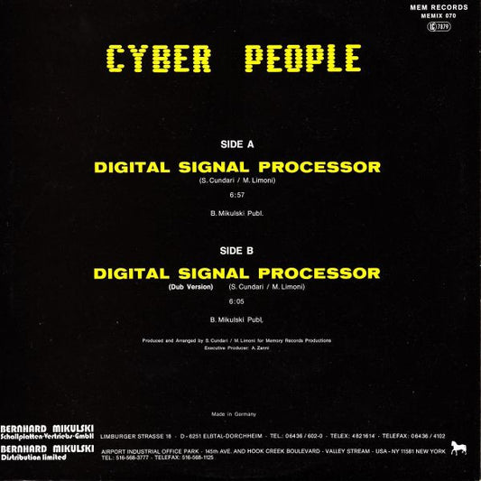 Cyber People : Digital Signal Processor (12")