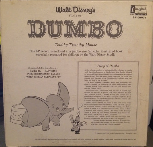 Timothy Mouse : Dumbo (LP)