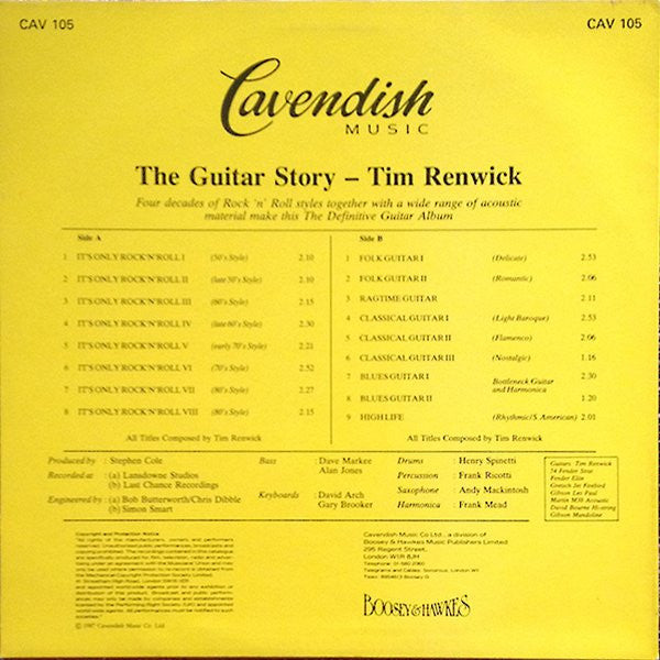Tim Renwick : The Guitar Story (12", RED)