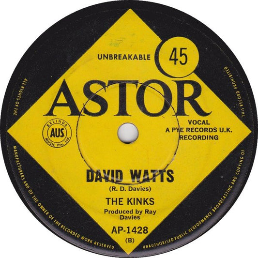 The Kinks : Autumn Almanac (7", Single)