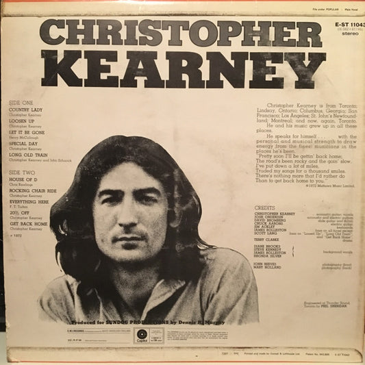 Christopher Kearney : Christopher Kearney (LP, Album)