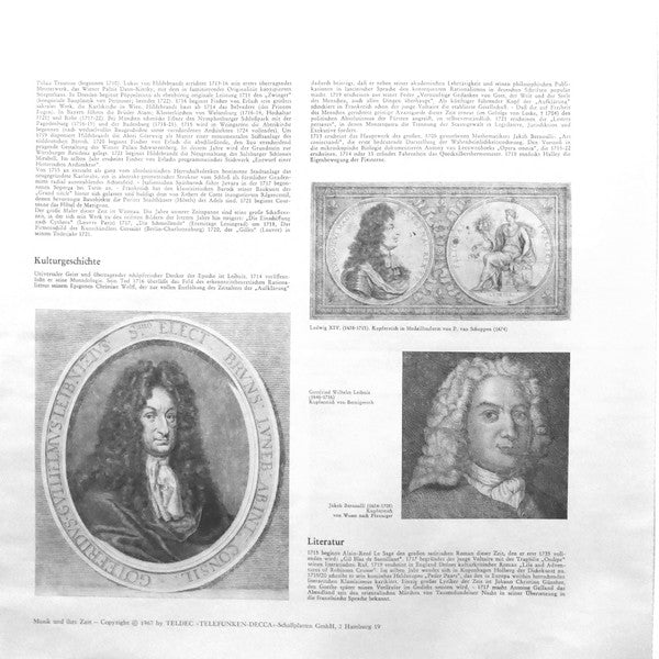 Georg Philipp Telemann : Suite F-moll • Blockflötensuite A-moll (Suite In F Minor • Recorder Suite In A Minor) Ca. 1715-1720 (LP, Album, RE)