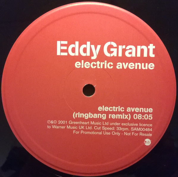 Eddy Grant : Electric Avenue (12", S/Sided, Promo)