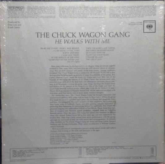 Chuck Wagon Gang : He Walks With Me (LP)