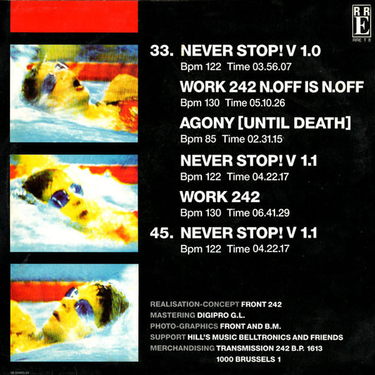 Front 242 : Never Stop! (12")