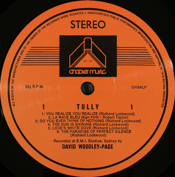 Tully (2) : Tully (LP, Album, RE)