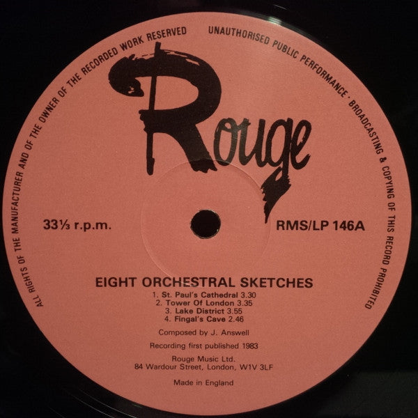 Unknown Artist : Eight Orchestral Sketches (LP)