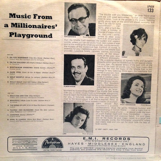 Various : Music From A Millionaires' Playground (LP, Comp, Mono)