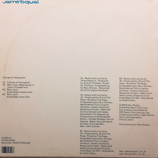 Jamiroquai : Corner Of The Earth (12")