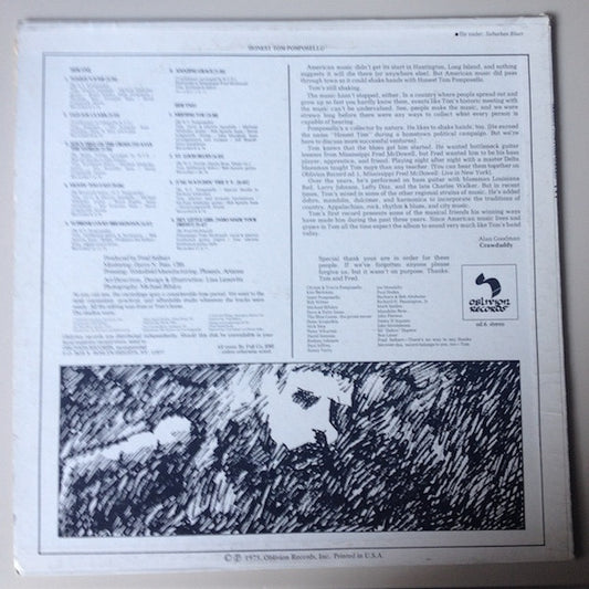 Tom Pomposello : Honest (LP)