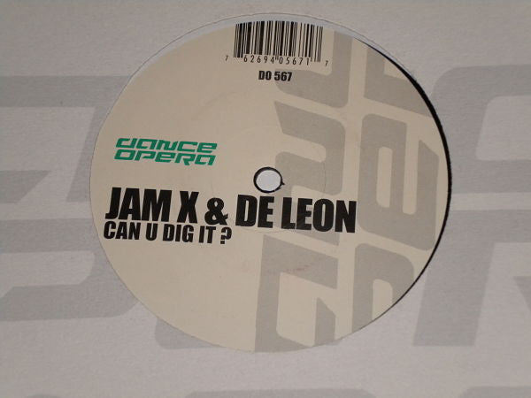 JamX & De Leon : Can U Dig It? (12")