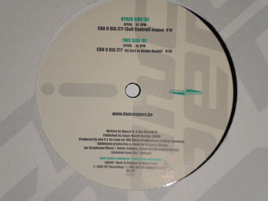 JamX & De Leon : Can U Dig It? (12")