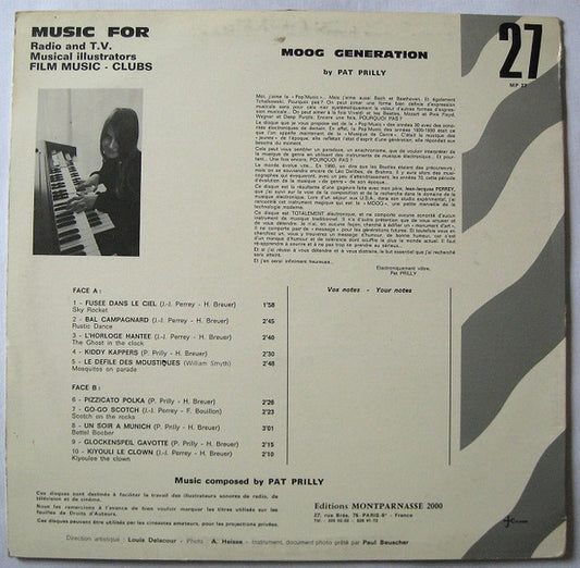 Pat Prilly : Moog Generation (LP)