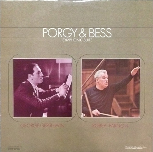 George Gershwin, Robert Farnon Conducting The London Festival Orchestra : Porgy & Bess (LP, Album)