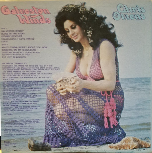 Chris Owens (4) : Galveston Winds (LP, Album)
