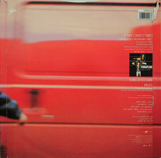 Terraplane : If That's What It Takes (12", Single, RE)