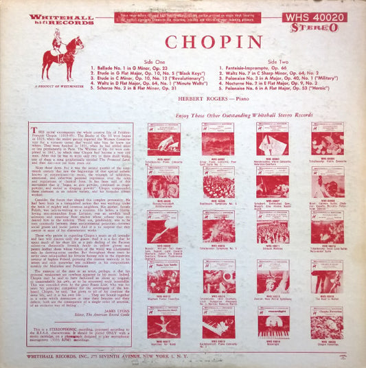 Herbert Rogers : Chopin Favorites (LP)