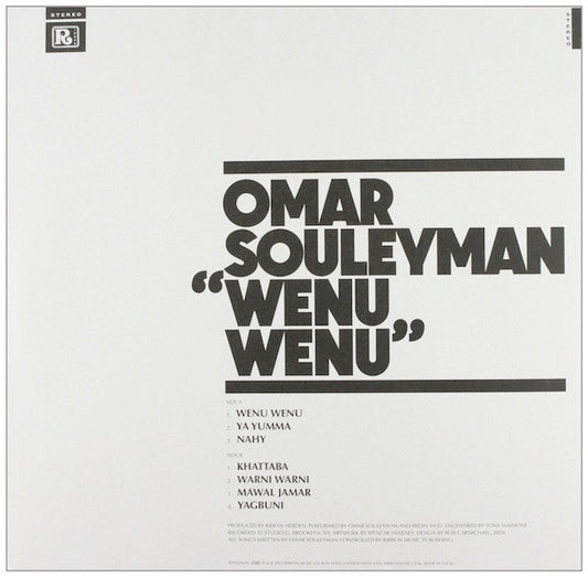Omar Souleyman : Wenu Wenu (LP, Album)