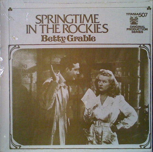 Betty Grable : Springtime In The Rockies / Sweet Rosie O'Grady (LP, Unofficial)